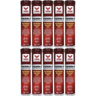 🔴 triax spheron ht-2 red wheel bearing grease, lithium complex, high temp 550f, ultra tacky, extreme pressure, virtually waterproof, 14 oz cartridge (10 tube pack) логотип