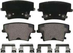 img 4 attached to 🔷 Wagner QuickStop ZD1057 Ceramic Disc Brake Pad Kit