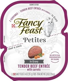 img 4 attached to 🐱 Convenient and Delicious Purina Fancy Feast Petites Gravy Single Serve Wet Cat Food – No Mess, No Fuss!