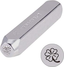 img 4 attached to BENECREAT Four-Leaf Clover Metal Stamps - Perfect Tool For St. Patrick'S Gift!