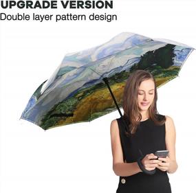 img 2 attached to Stay Dry And UV-Protected With SIEPASA Inverted Reverse Umbrella - Windproof And Stylish For Women And Men