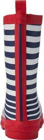 img 2 attached to Hatley Nautical Stripe Toddler Little Boys' Shoes at Boots