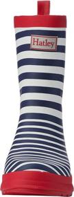 img 3 attached to Hatley Nautical Stripe Toddler Little Boys' Shoes at Boots