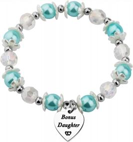 img 4 attached to I Didn'T Give You The Gift Of Life, But I Gave You This Rose Flower Stepdaughter Bracelet Jewelry