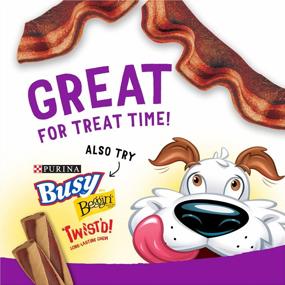 img 1 attached to Purina Beggin' Strips Hickory Smoke Dog Treats - USA Made 52 Oz Training Snacks