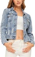 👚 romwe women's distressed casual pockets clothing - coats, jackets & vests logo
