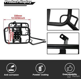 img 2 attached to 🛵 Xitomer Saddlebag Support Racks - CRF250L/CRF250L Rally, Pannier Rack & Side Carrier (Style 2)