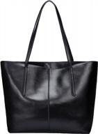 stylish genuine leather tote bag for women - covelin soft hot handbag shoulder bags logo