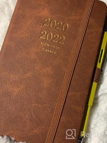 img 1 attached to Stay Organized For Years To Come With 2023-2025 Monthly Pocket Planner/Calendar - 36 Months, Pen Holder, Elastic Closure, And More! review by Lillian Rodriguez
