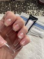 img 1 attached to Saviland Soft Gel Nail Tip Almond - Complete Kit For A Perfect Salon-Quality Look review by Rodrigo Harrison