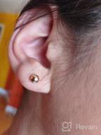 img 1 attached to 💎 Girls' Jewelry: Polished Screwback Earrings for Children's Piercings review by Dan Davis