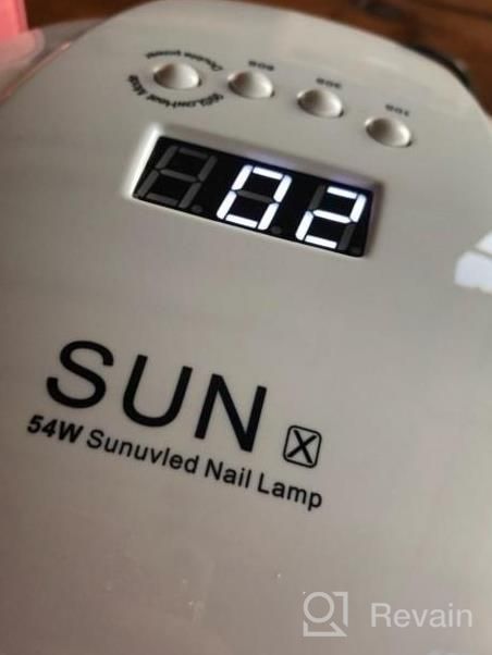 img 1 attached to Get Flawless Nails Every Time With 180W UV Nail Lamp - Fast Curing And Professional - Perfect For Home And Salon Use! review by Shannon Chisholm