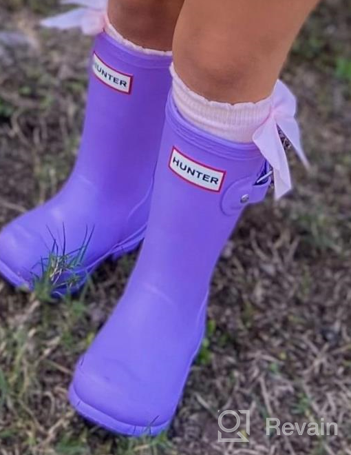 img 1 attached to 🌧️ HUNTER Unisex-Child Original Kids' Rain Boot: The Perfect Rain Boot for Toddlers and Little Kids review by Aaron Wagner
