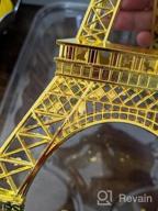 img 1 attached to Allgala Eiffel Tower Statue Decor Alloy Metal, And Size (07", Rose Gold) review by Nathan Kalivas