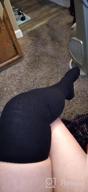 img 1 attached to Extra Long High Thigh Striped Over Knee Socks Tights Stocking - DRESHOW review by Roman Palmer