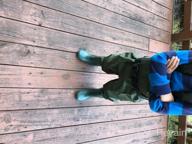 img 1 attached to LANGXUN Chest Waders For Kids, Lightweight And Breathable PVC Fishing Waders For Toddler & Children, Waterproof Hutting Waders For Boys And Girls, Age 4/5 Little Kid review by Jason Bell