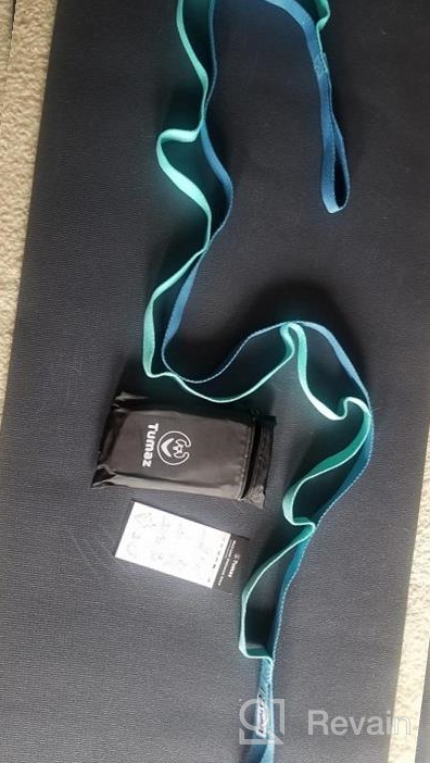 img 1 attached to Extra Thick Durable Soft 10-Loop Non-Elastic Stretching Yoga Pilates Physical Therapy Home Workout Flexibility Strap review by Pete Gibson