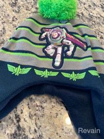 img 5 attached to 🚀 Disney Toy Story Buzz Lightyear Toddler Winter Hat and Snow Gloves Set for Boys - Soft Mittens with Warm Pom-Pom Beanie