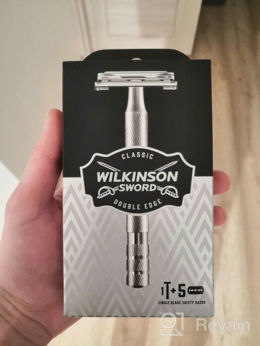 img 1 attached to Wilkinson Sword Classic Double Edge Premium T-blade, replaceable blades 1 pc. review by Ha Joon ᠌