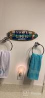 img 1 attached to Coastal Plaque With Surfboard Shape And Starfish Wall Hanging - Perfect Beach Decor For Relaxing Beachcombers, Life Is Good In Blue review by Francis Vasquez