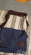 img 1 attached to Stylish Sechunk Canvas Crossbody Messenger Bag For Men And Students review by Jeremy Watkins