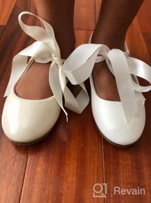 img 4 attached to Sparkling Ballerina Ribbon Rubber Cinderella Toddler Girls' Shoes: Ideal for Comfort and Style