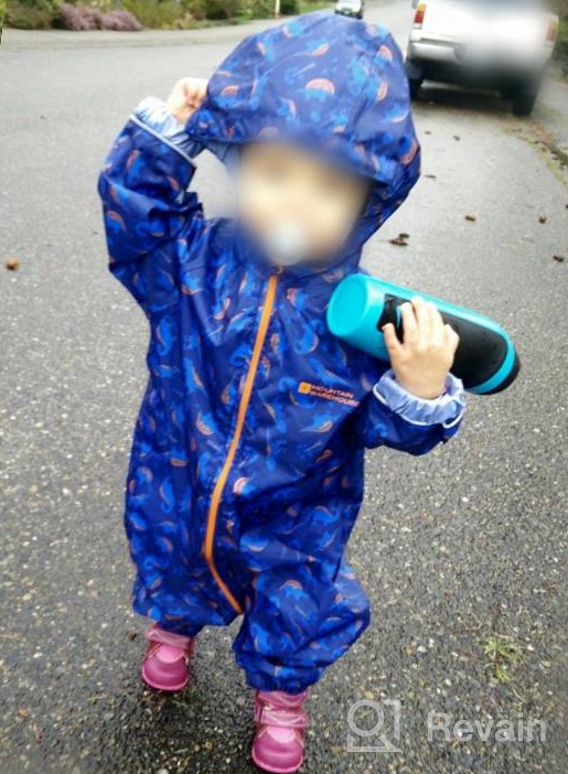 img 1 attached to Top-Rated Mountain Warehouse Puddle Kids Waterproof Rain Suit: Stay Dry & Protected! review by Black Holstead