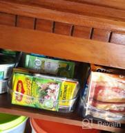 img 1 attached to 2 Pack MDesign Small Plastic Food Packet Organizer Caddy - Kitchen, Pantry & Cabinet Storage Solution review by Daniel Hhneverdie