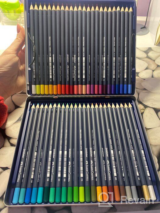 img 1 attached to 🖍️ Faber-Castell Goldfaber Color Pencils - Creative Studio - 48-Piece Tin review by EN Tien ᠌