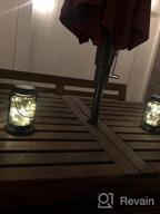 img 1 attached to Transform Your Outdoor Space With Multicolor Solar Mason Jar Lights - Weatherproof Fairy Lights For Patio Or Garden review by Steven Lewis