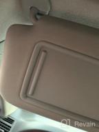 img 1 attached to Right Passenger Side Beige Sun Visor Replacement For 2007-2011 Toyota Camry & Camry Hybrid With Sunroof And Light - SAILEAD review by Kulwinder Hendrickson