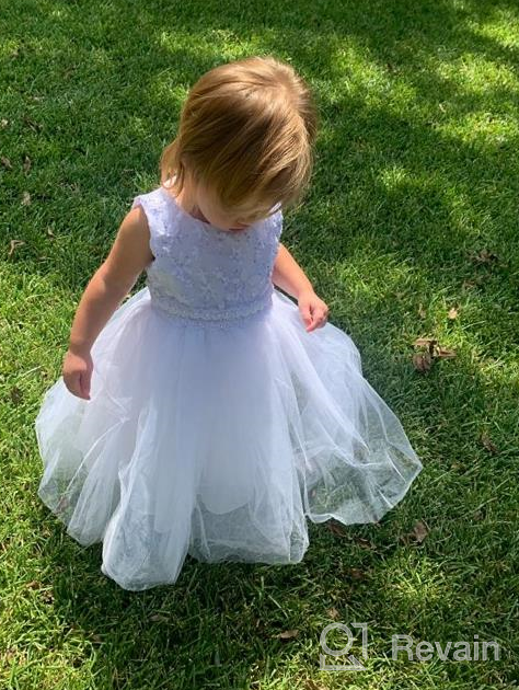 img 1 attached to Girls' Clothing and 🌸 Dresses: Flower Lace Baby Girl Dress review by Donald Blanco