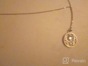 img 7 attached to Celtic Moonstone Pendant Necklace: Exquisite Sterling Silver Irish Celtic Knot Jewelry for Women & Girls
