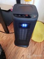 img 1 attached to KopBeau 1500W Oscillating Space Heater - Fast Electric & Portable Room Heater W/ Thermostat, 4 Modes, 24H Timer, LED Display For Indoor Office Use review by Tim Pulse