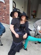 img 1 attached to Witchy Style Made Easy: Edoneery'S Women'S Wide Brim Halloween Witch Hat - Perfect For Any Occasion! review by Christopher Yap
