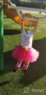 img 1 attached to Adorable 4Pc Baby Girl 1St/2Nd Birthday Outfit - Romper, Tutu Skirt, Headband & Leg Warmers! review by Van Masterson