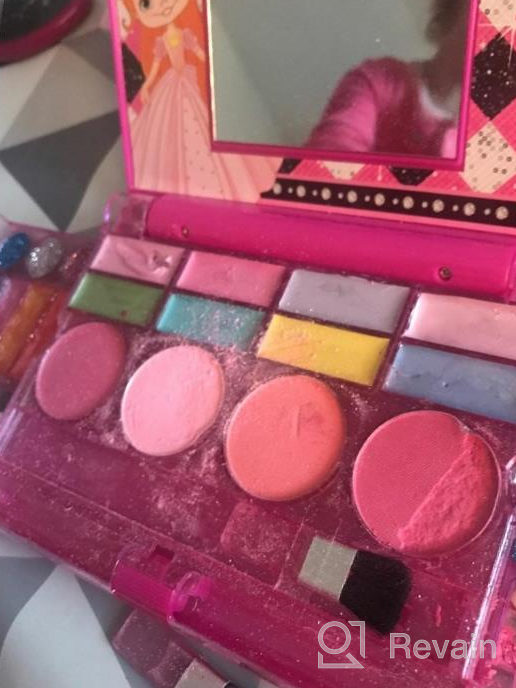 img 1 attached to Get Ready To Rule With Playkidz My First Princess Makeup Chest – The Ultimate Deluxe Cosmetic And Real Makeup Palette For Girls With Washable Features And An In-Built Mirror review by Jarrett Francis