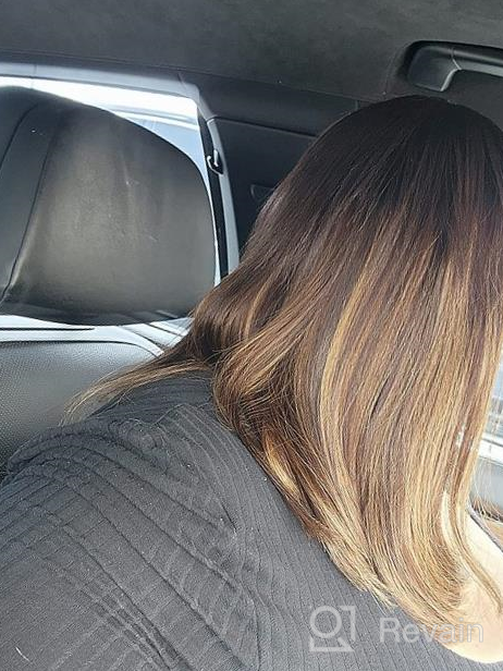 img 1 attached to Get A Stunning Ombre Look With Sunny'S Real Hair Tape In Extensions In Natural Black And Dark Brown With Ash Brown Tape - 20Pcs, 50G, 24Inch. review by Kyle Lawrence