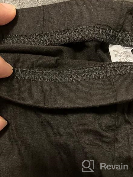 img 1 attached to 🖤 TEGEEK Toddler Little Leggings 2Pack: Stylish Black 3T Girls' Clothing and Leggings Bundle review by Holly Garcia