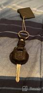 img 1 attached to Premium Handmade Warranty Men's Keyrings & Keychains by Hide Drink Accessories review by Matthew Gonzales