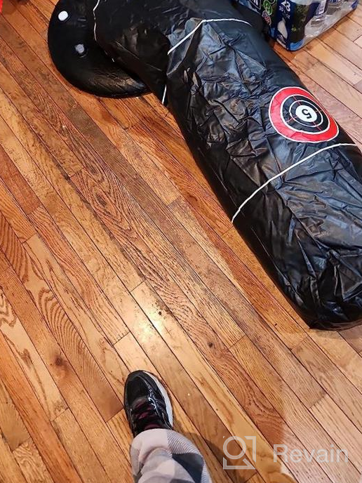 img 1 attached to 🥊 Ultimate Fun and Fitness with 63-Inch Inflatable Punching Bag for Kids and Gloves: Freestanding Bounce Back Boxing Bag Perfect for Karate, Taekwondo, and Kickboxing review by Michael Bryan