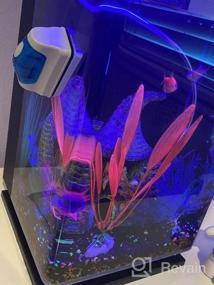 img 2 attached to Jasonwell Magnetic Aquarium Fish Tank Glass Algae Cleaner - Floating Brush (L Size)