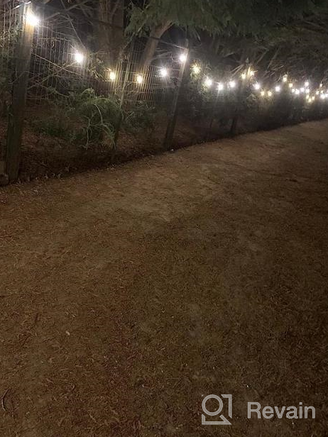 img 1 attached to Waterproof Outdoor String Lights - 200FT 2Pack ST38 Vintage Lights With 100+4 Shatterproof LED Filaments Bulbs For Backyard, Bistro, Patio, Party, Gazebo Decorations By ZOTOYI review by Bomba Ton