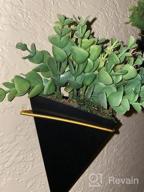 img 1 attached to 2-Set Geometric Ceramic Hanging Planters - Perfect Wall Decor For Succulents! review by Andy Quade