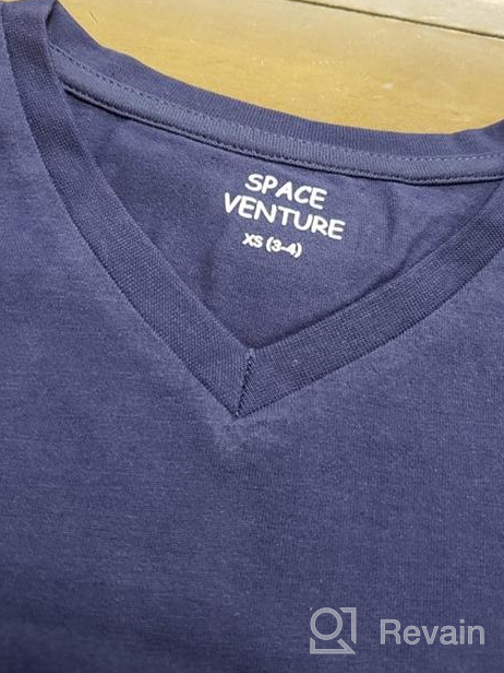 img 1 attached to 👚 Stylish SPACE VENTURE V Neck T Shirts for Girls: Trendy Tops, Tees, and Blouses review by Tammy Griffin