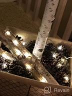 img 1 attached to 6FT White Birch Tree Christmas Lights For Indoor & Outdoor Decorations - Hairui Tree Lights With 128 LEDs And Plug-In Design For Wedding & Holiday Parties review by Laura Rodriguez
