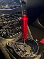 img 1 attached to Upgrade Your Car Shifting With Lunsom Automatic Shift Knob - Aluminum Alloy Shifter Lever Handle With Push Button And Long Gear Stick (Blue) review by Jeff Apel