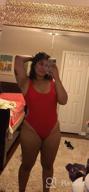 img 1 attached to Get Ready To Rock The Beach With MIAIULIA Women'S Vintage-Inspired One Piece Swimwear review by Robert Chandrasekar