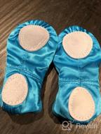 img 1 attached to Girls' Ballet Slipper Toddler Shoes for Practicing review by Darlene Malone