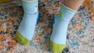 img 1 attached to Kids Non Slip Skid Socks Grips, Sticky Slippery Cotton Crew Socks For Boys And Girls Ages 1-7 Years Old (12 Pairs) review by Kristin Bennett